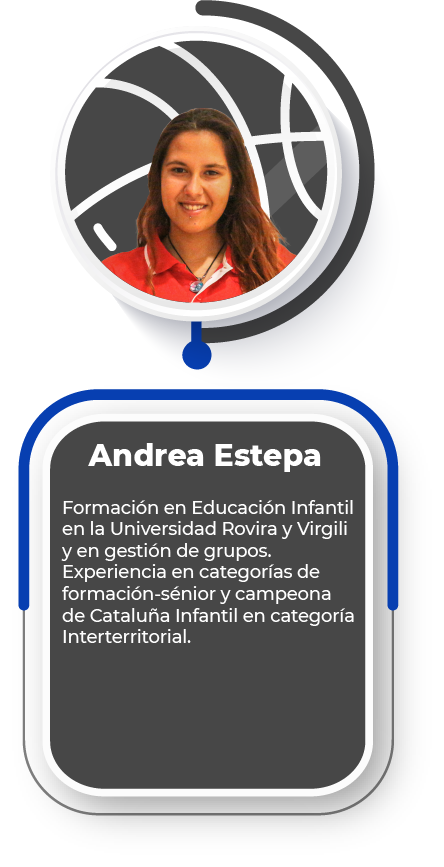 Andrea Estepa Staff Técnico ITW Sport Andrea Estepa Staff Técnico ITW Sport. Formación en Educación y en gestión de grupos.