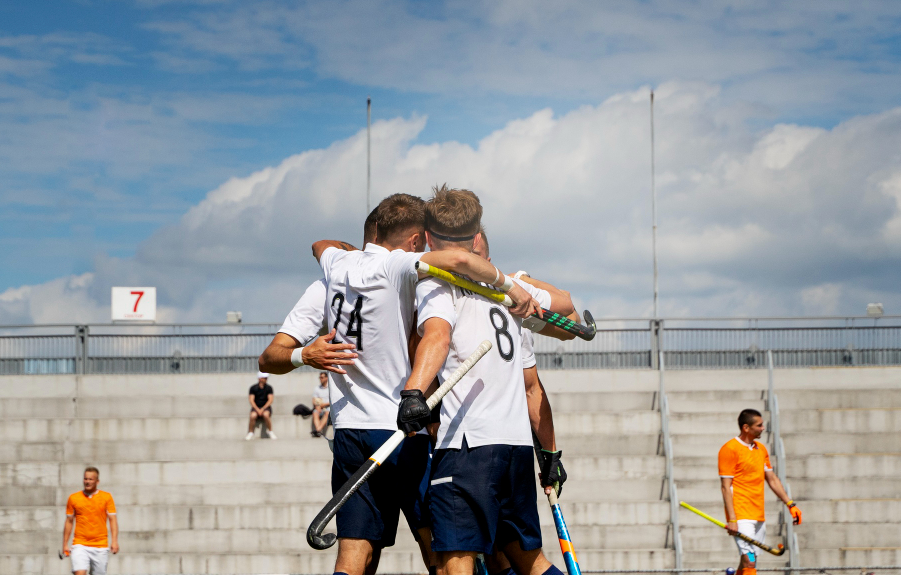 Players training at the high performance campus of roller hockey.